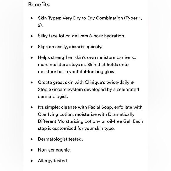 $4 🌙 Clinique Dramatically Different Moisturizing Face  Lotion‎ Plus+ NEW - Picture 4 of 5